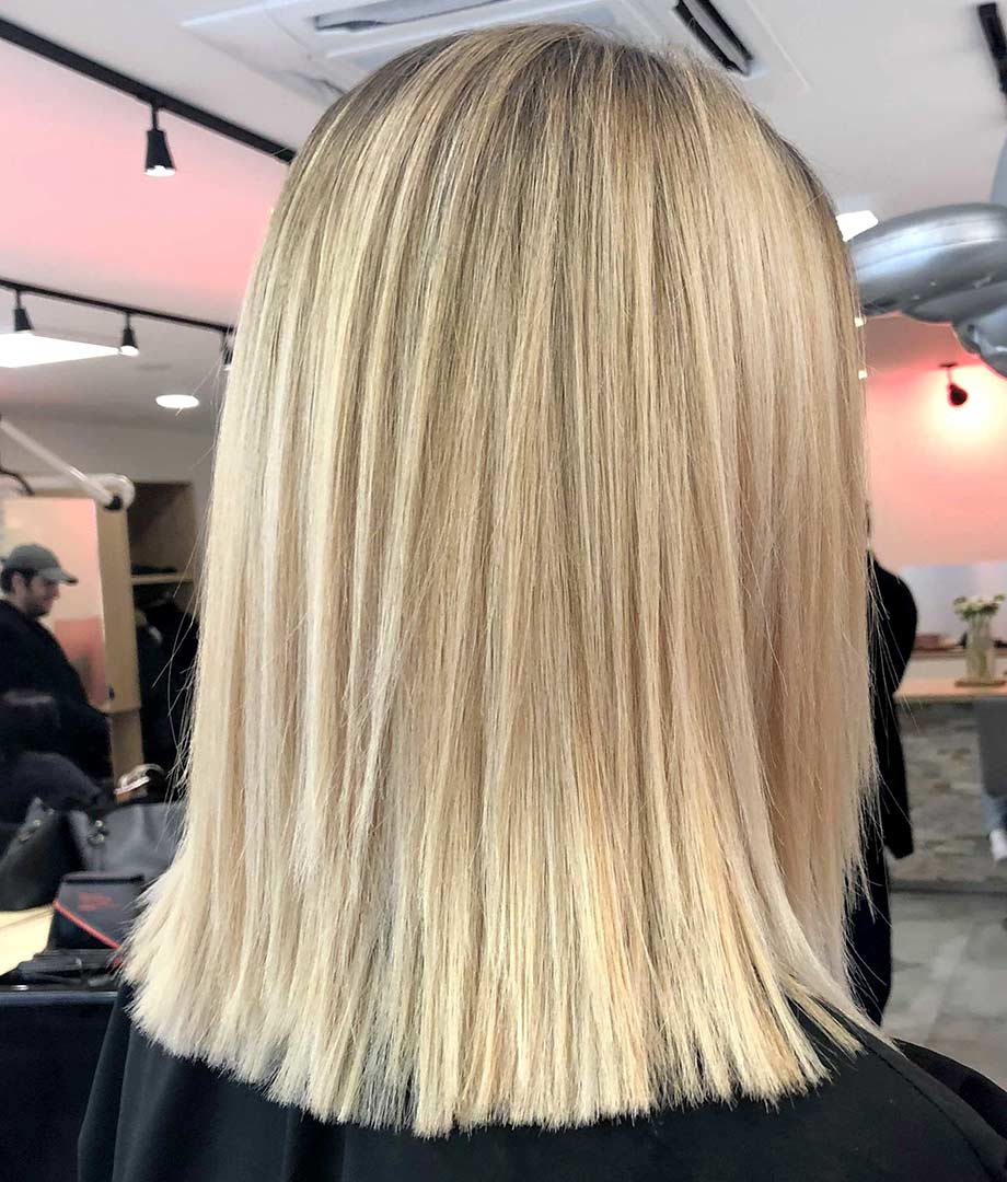 Cheveux Mi Long Meches Blondes Mèches et Balayage - professionnelle OWA COLORS